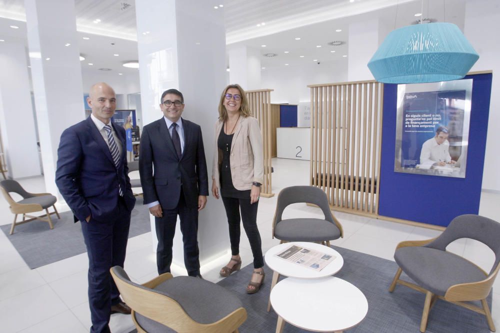 BBVA estrena a Girona la nova oficina per a la transformació digital