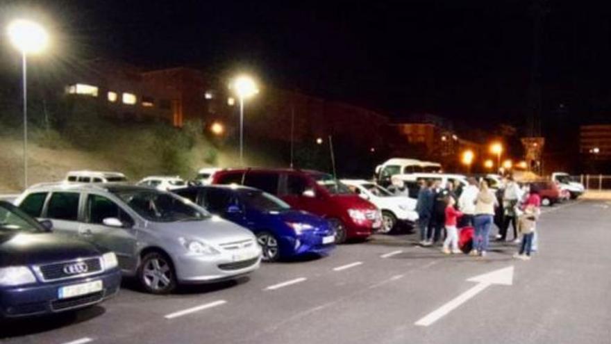 Un grupo de radioaficonados y acompañantes durante una «cacería» en Zamora.