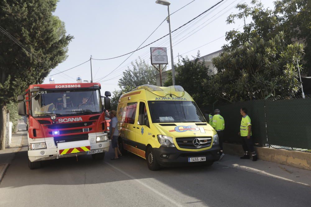 Sofocado un incendio que ha afectado a 100m2 en Puente Tocinos