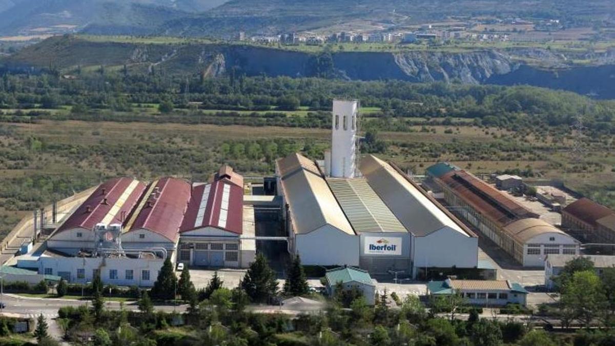 Las actuales instalaciones de Iberfoil, en Sabiñánigo en una imagen de archivo.