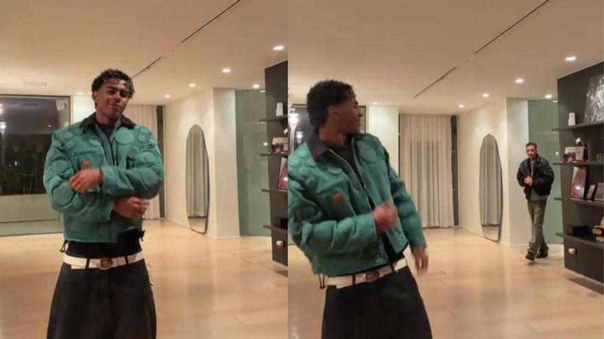 Lamine Yamal termina el Ramadán bailando