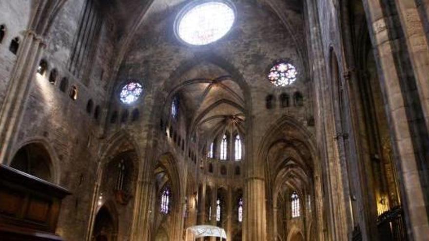 La nau de la Catedral de Girona acollirà la setmana vinent l&#039;espectacle de llums i música en directe.