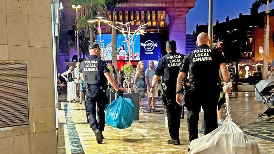 La Policía Local de Arona levanta 215 actas por venta ambulante en lo que va de año