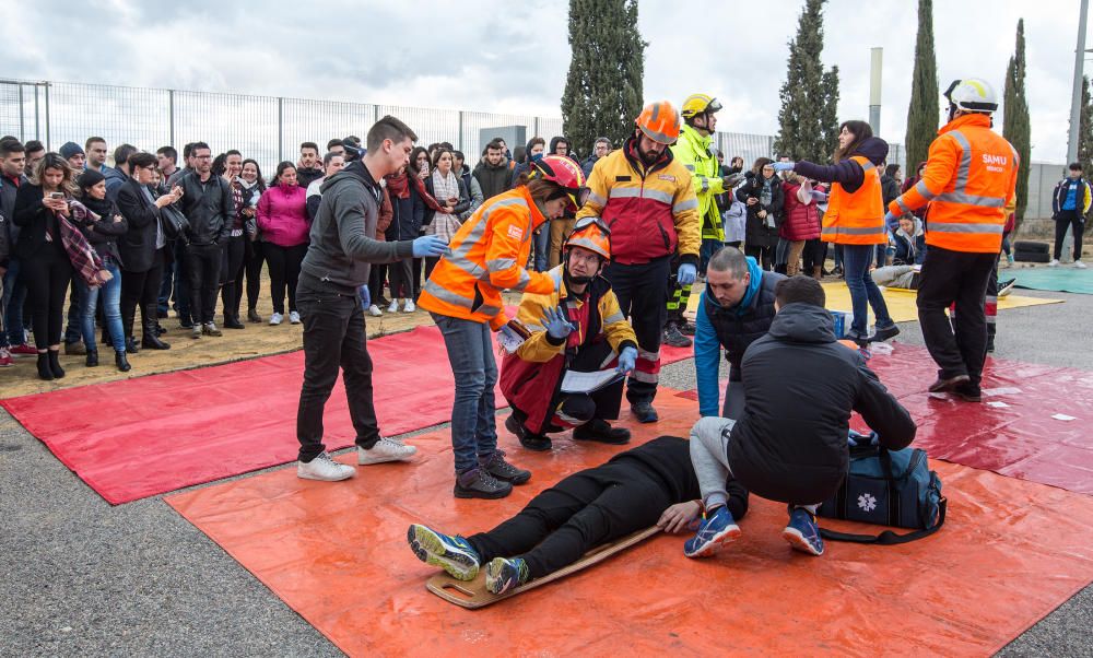 Simulacro de Emergencias. IES Leonardo Da Vinci