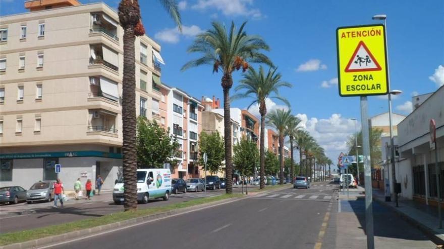 Herido en Mérida un hombre de 61 años al ser atropellado en la avenida Juan Carlos I