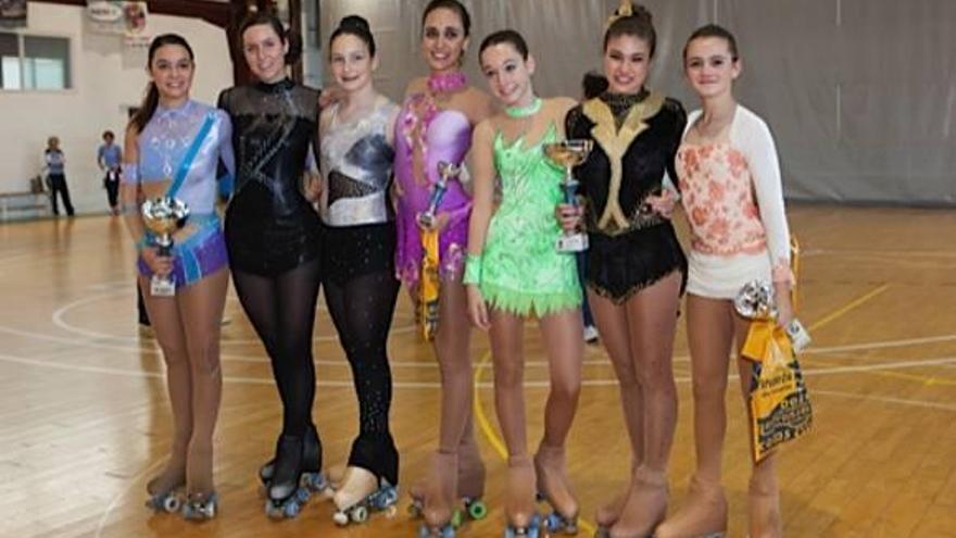 Sonia Pla y Alicia Sánchez se alzan  con el autonómico  de patinaje artístico