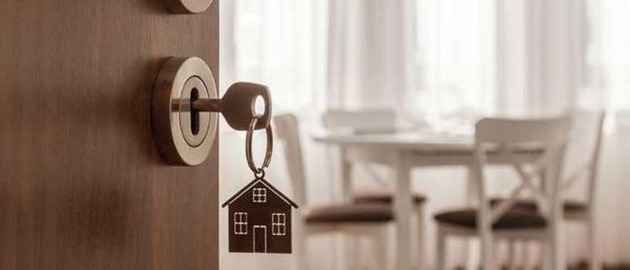 Una vivienda en alquiler.