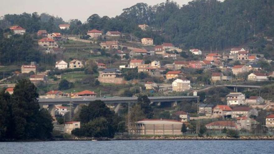 Vista de una de las zonas más afectadas de Vilaboa.  // Gustavo Santos