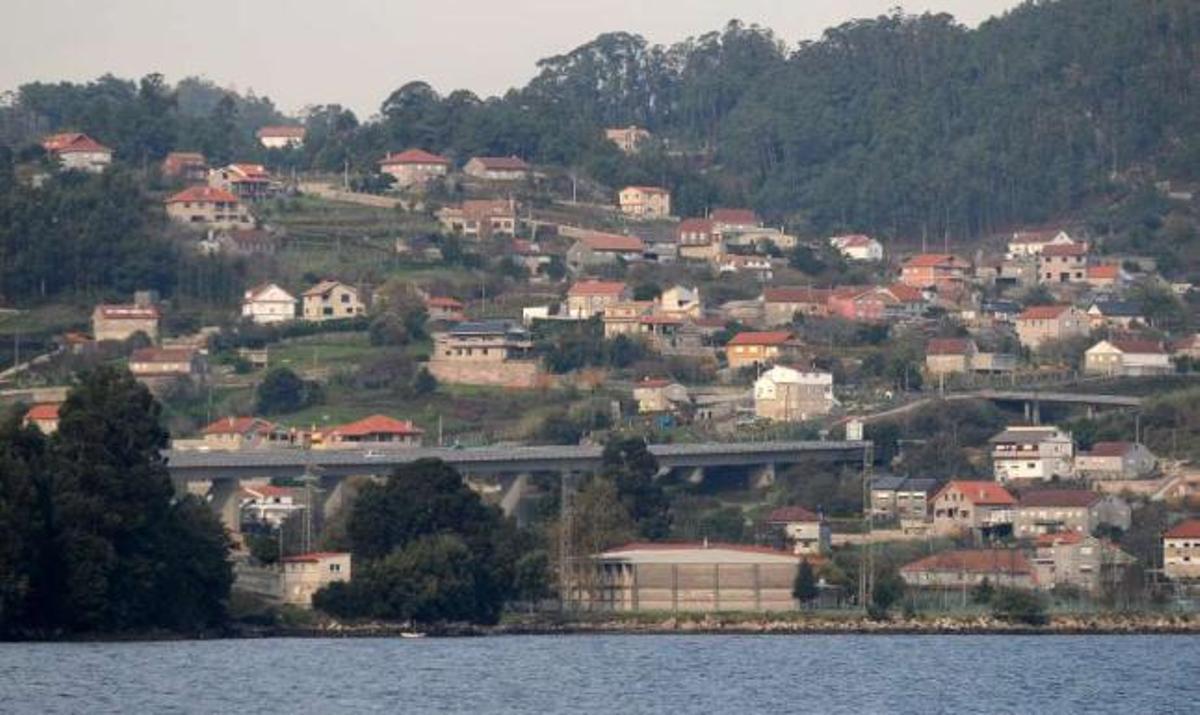 Vista de una de las zonas más afectadas de Vilaboa.  // Gustavo Santos