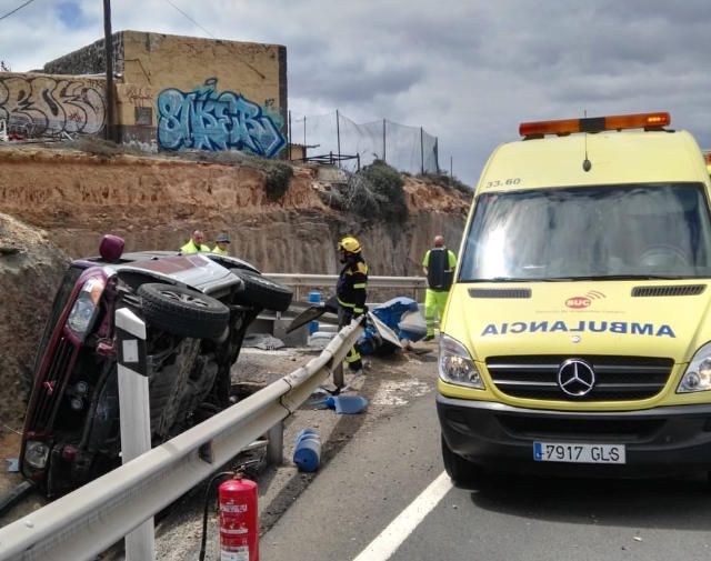 Accidente de tráfico en la GC-1