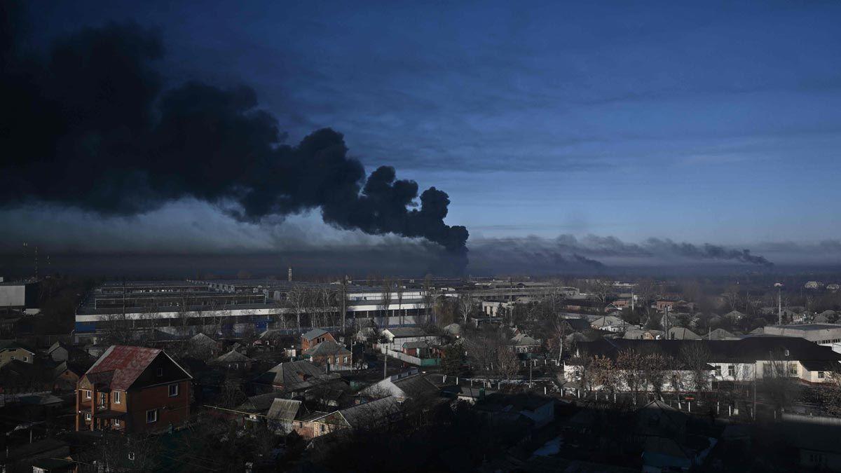 Comienza la guerra: Rusia ataca Ucrania.