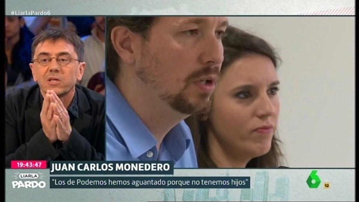 Juan Carlos Monedero, en ’Liarla Pardo’ (La Sexta).