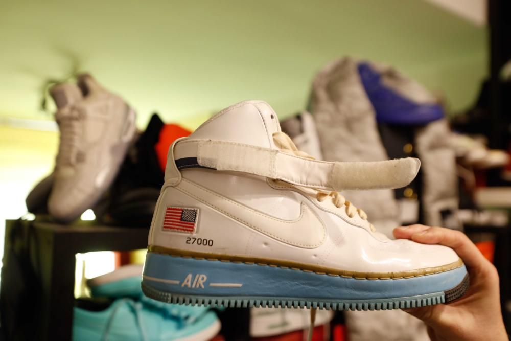 La colección de zapatillas Nike de Joan Tur, de Discos Delta