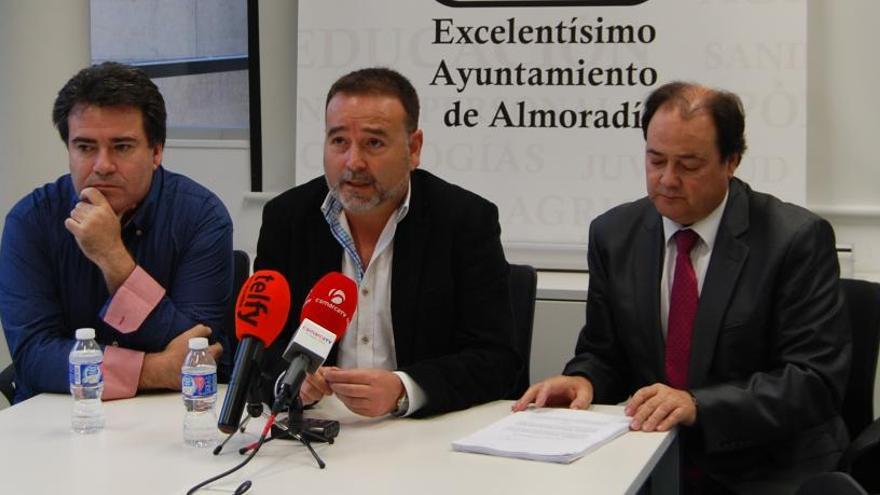 Abelardo Muñoz, Jaime Pérez y Antonio Martínez.