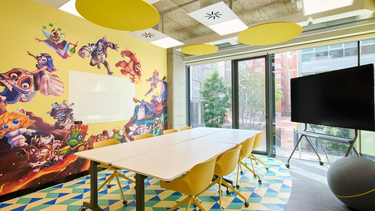 Uno de los interiores de la nueva sede de Socialpoint en Barcelona