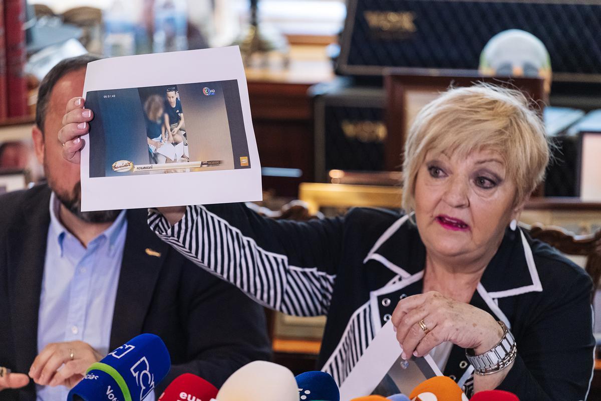 Rueda de prensa de Marcos García Montes y Carmen Balfagón, abogados de Daniel Sancho, en Madrid