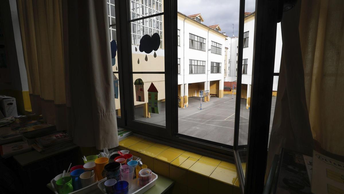 Patio interior de Escuelas Blancas