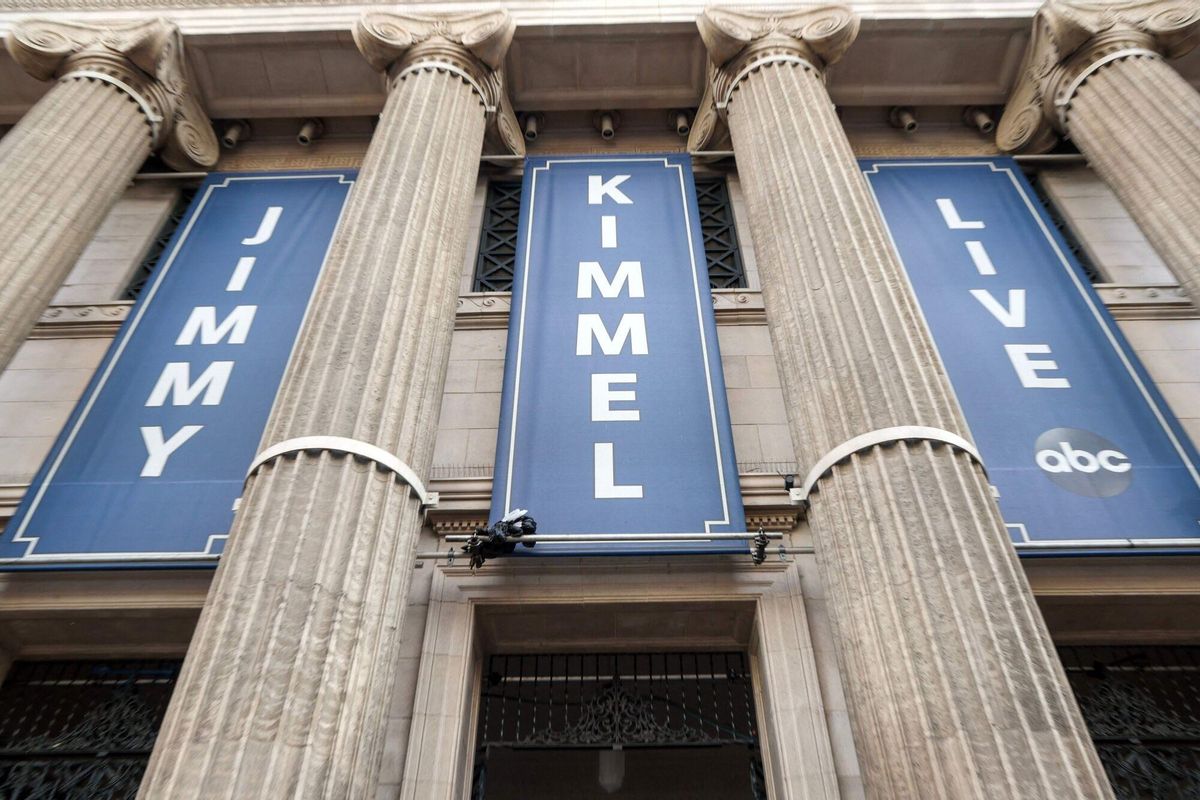 El plató donde se graba el programa de Jimmy Kimmel