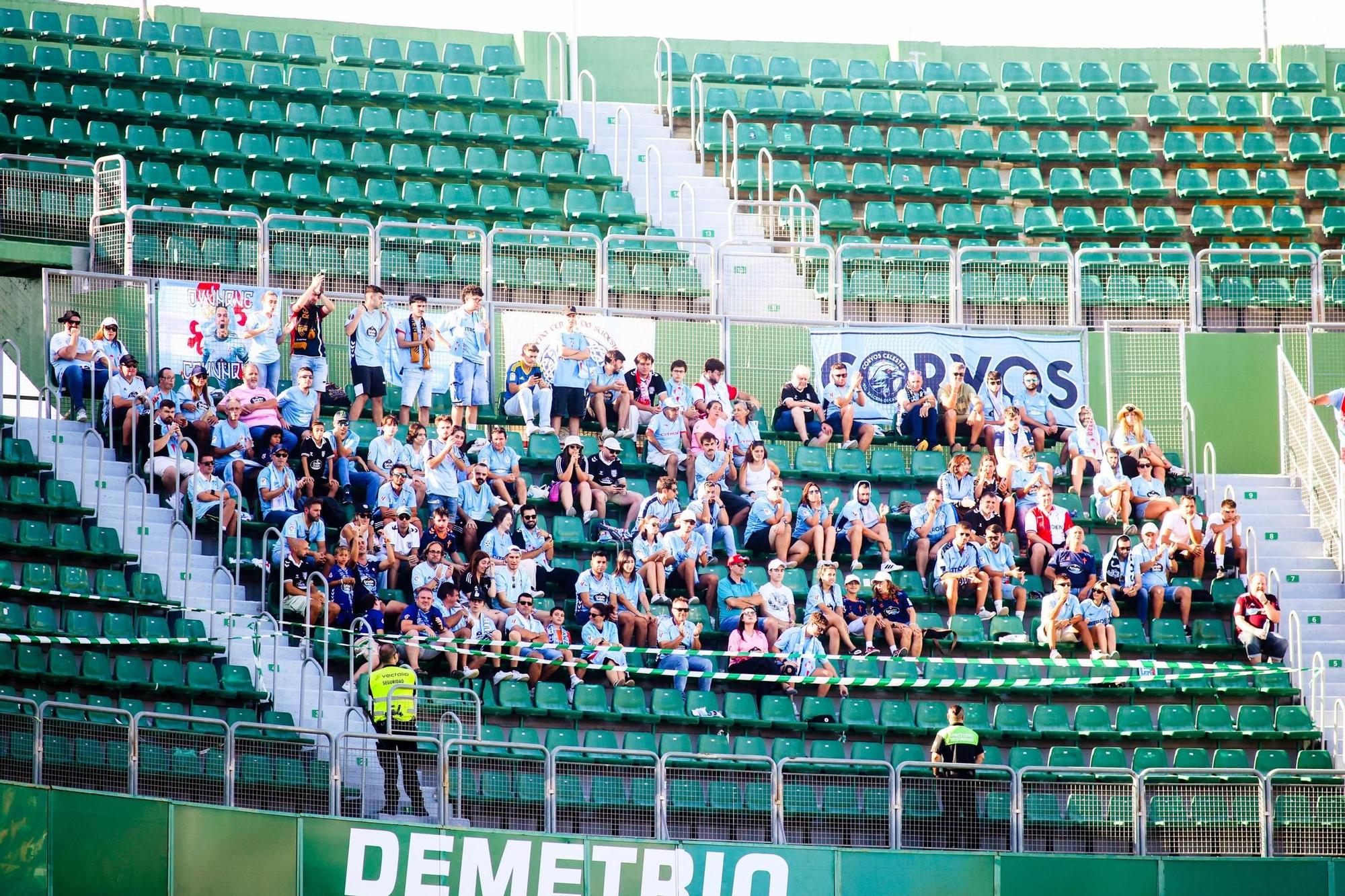 Las imágenes del Elche-Celta