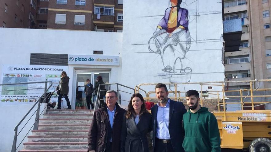 La plaza de abastos se apunta al grafiti