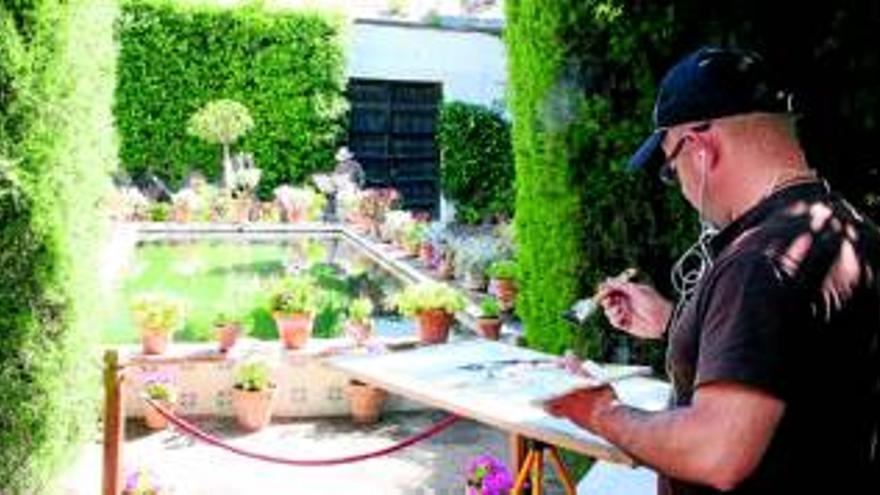Un centenar de acuarelas plasman los patios y rincones de Córdoba