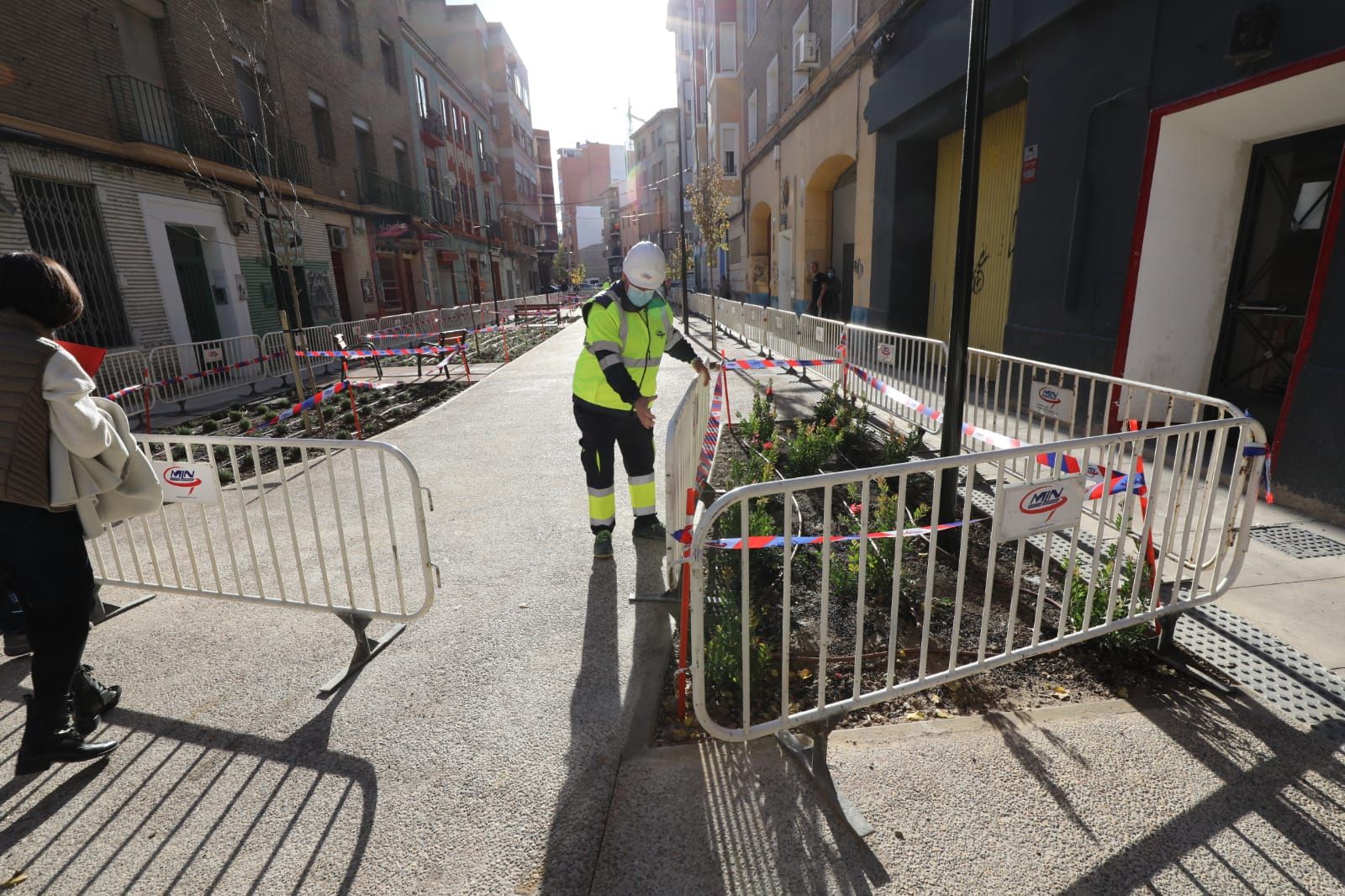 Peatonalización de la calle Santiago Lapuente de Zaragoza