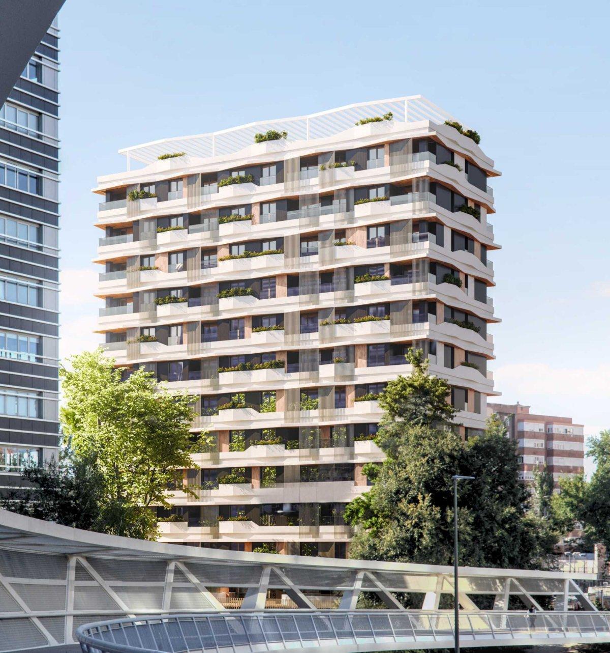 Proyecto de nuevas viviendas de lujo en la Avenida de Burgos 18  de Madrid.