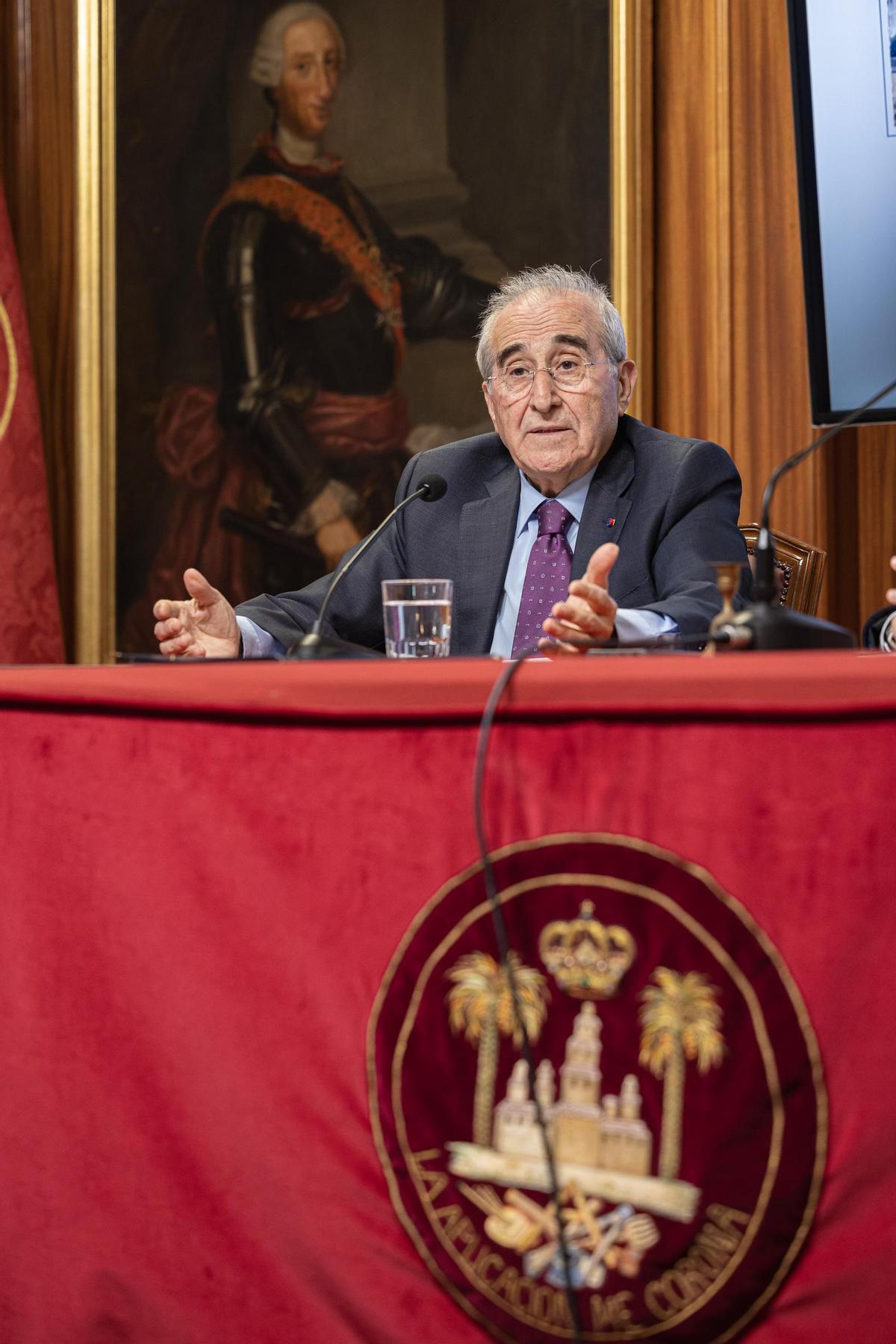 Virgilio Zapatero, jurista y exministro, en Las Palmas de Gran Canaria.
