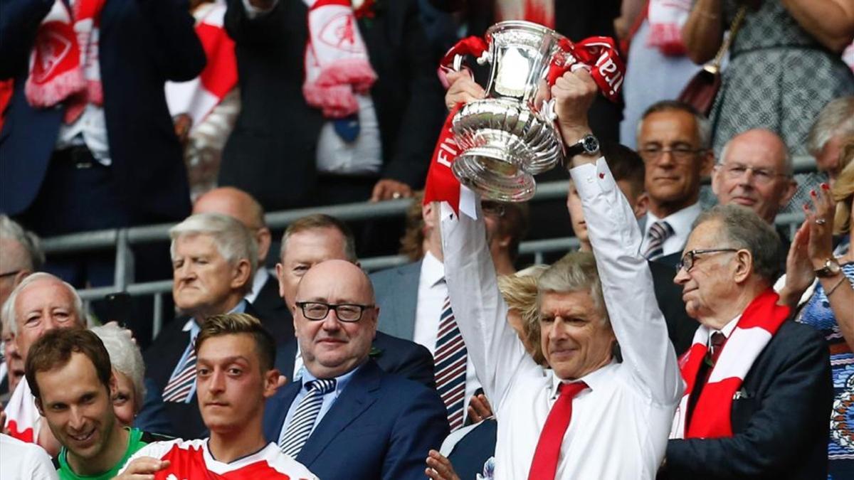 Wenger conquistó el pasado sábado la FA Cup