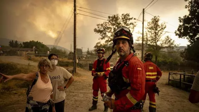 Así han sido los primeros regresos tras el incendio de Las Peñas de Riglos