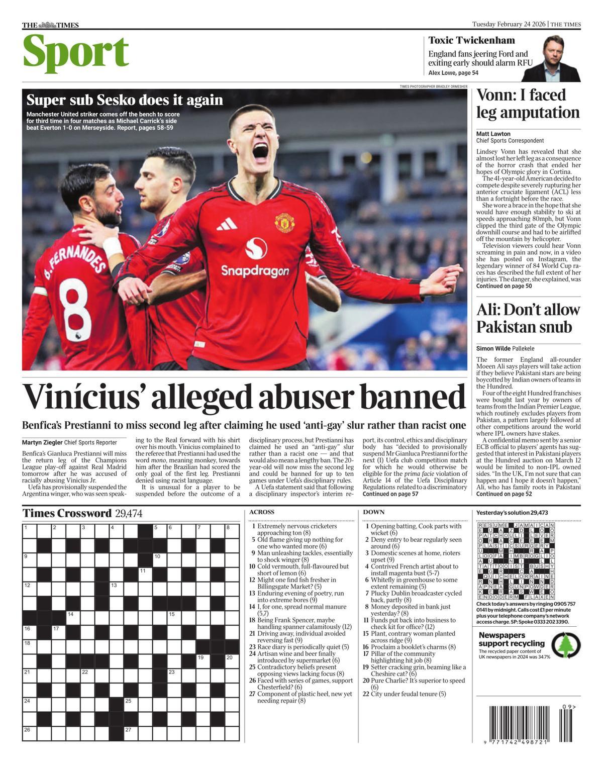 Estas son las portadas de la prensa deportiva de hoy