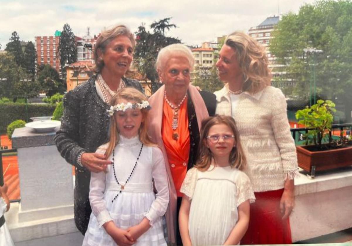 Toda la saga del matriarcado, con su madre, su abuela y sus hijas, en el Tenis.