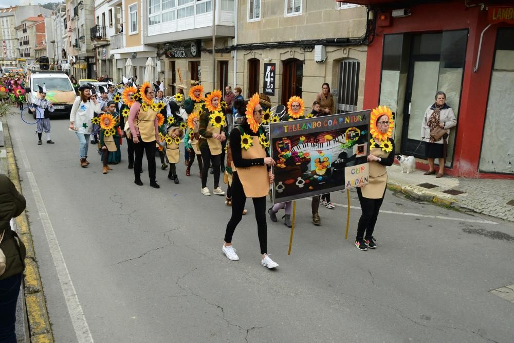 Los participantes en el Enterriño de Bueu.