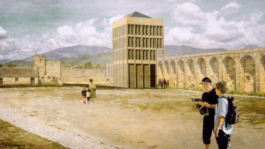 Quince proyectos compiten en un concurso de ideas para contar con un Palacio de Congresos en el Castillo de Aínsa