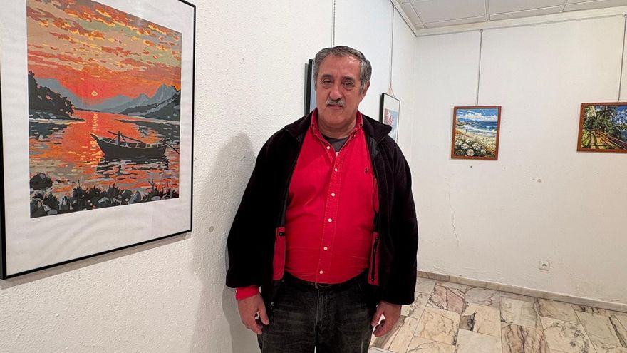 Se estrena en el mundo artístico a los 65 años con auténticas obras de arte a través de la pintura por números