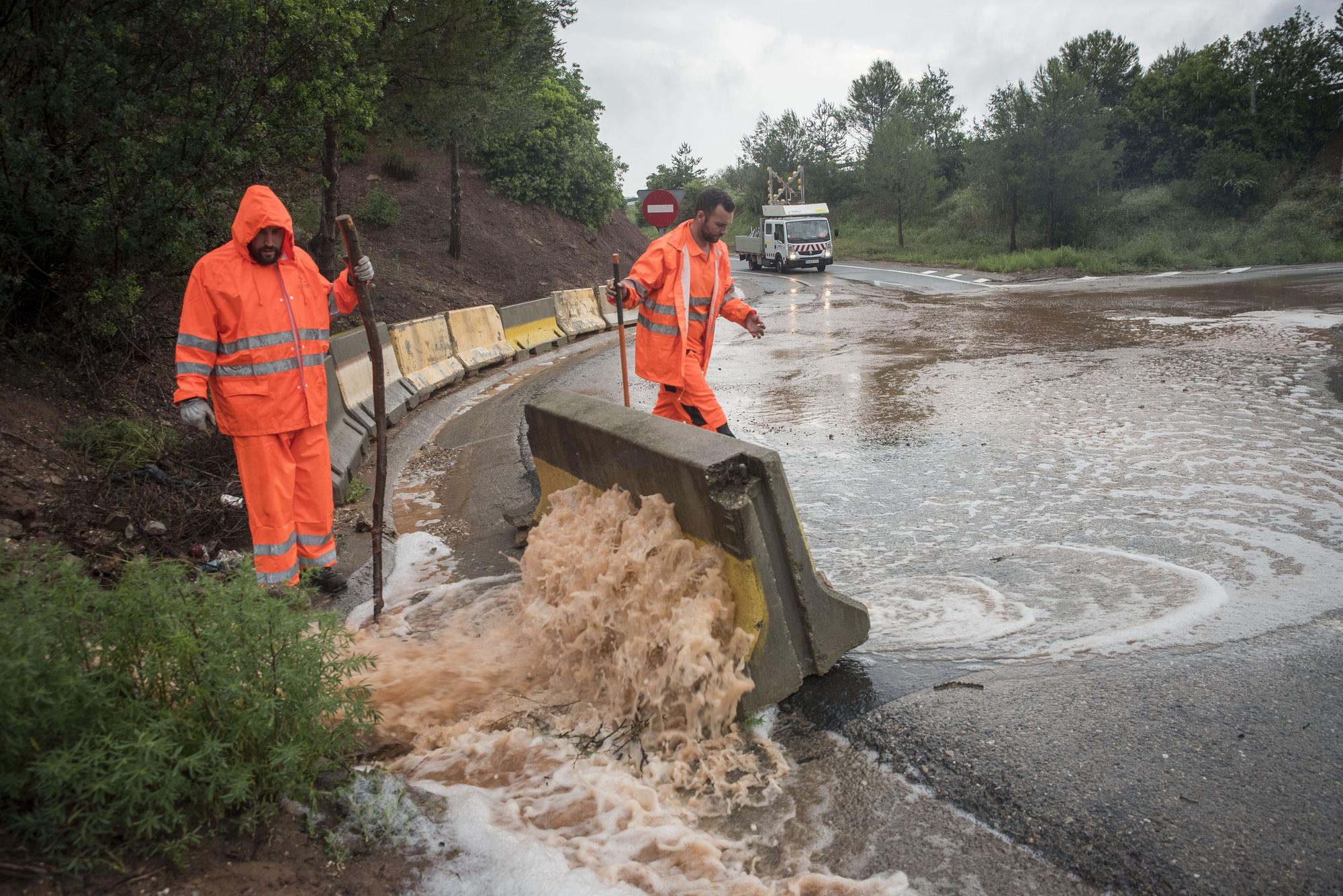 Les imatges de la tempesta del Bages