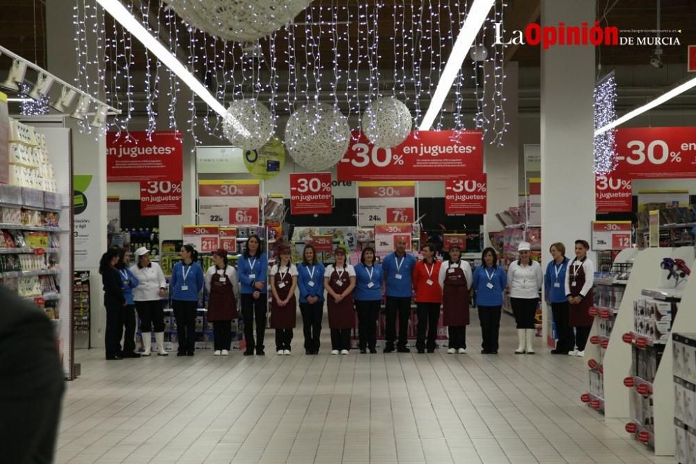 Acto de inauguración de Carrefour en Lorca