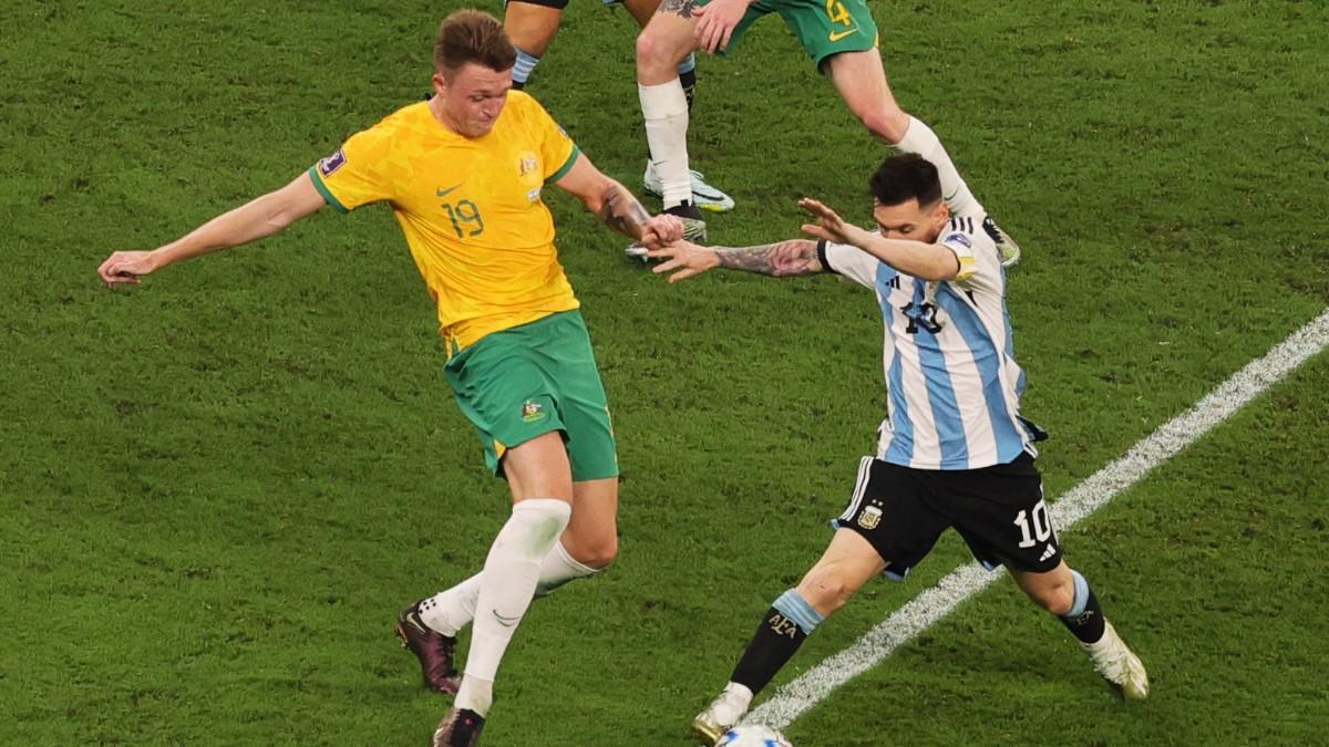 Argentina sigue adelante en el Mundial tras superar a Australia