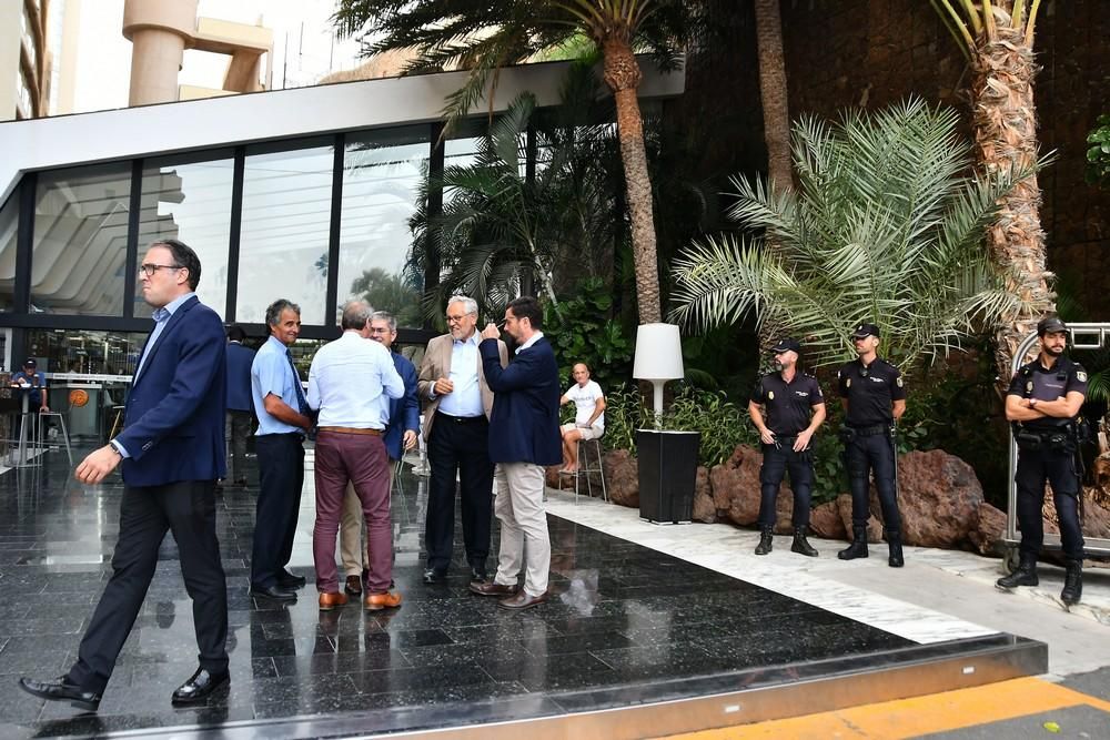 Encuentro de Pablo Casado (PP) con hoteleros en el sur de Gran Canaria