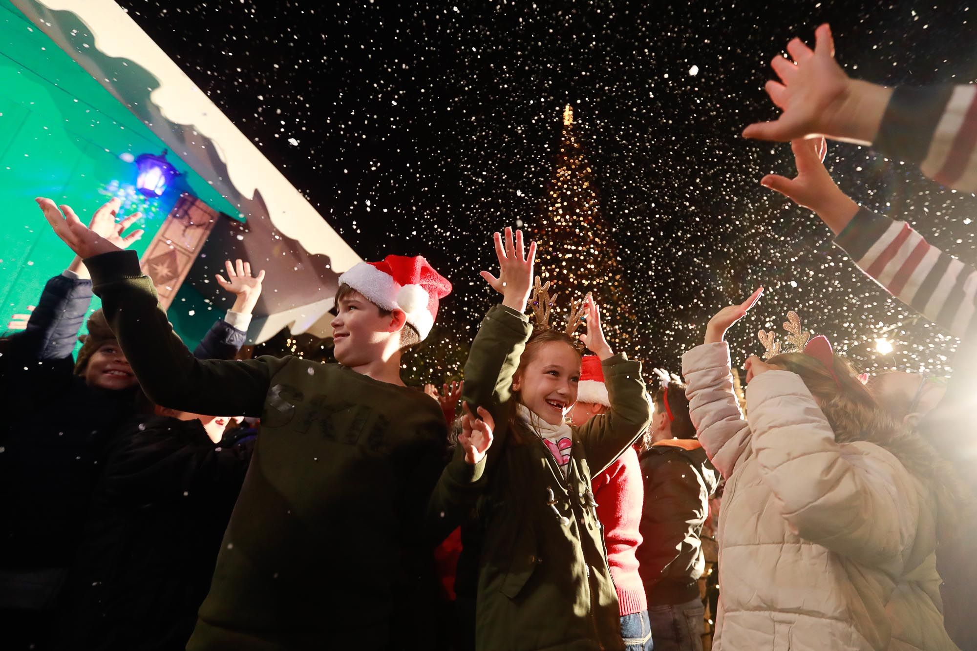 Encendido del alumbrado navideño en Sant Antoni