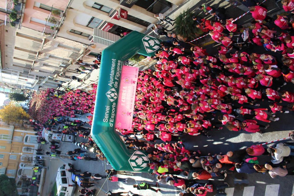 Sortida de la 1a Cursa de la Dona de Figueres