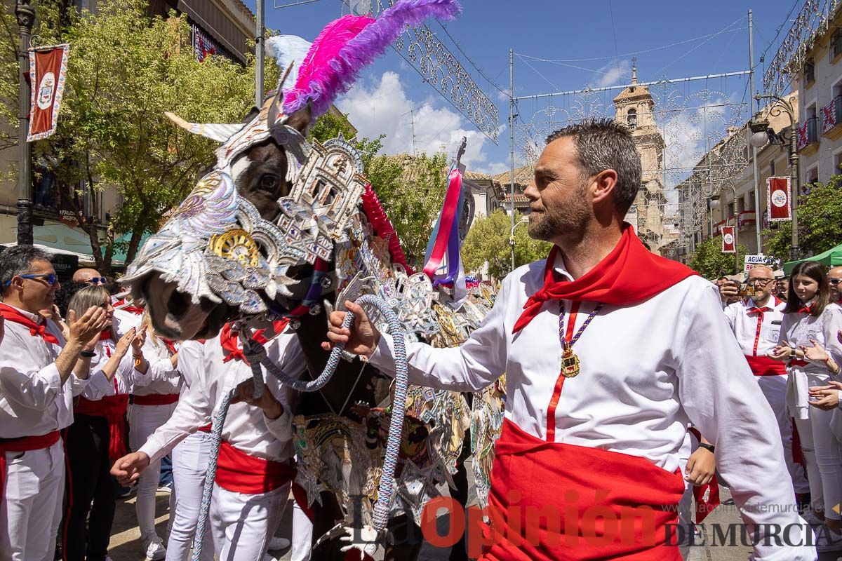 Recorrido Caballos del Vino día dos de mayo en Caravaca