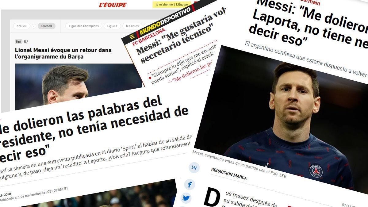 La entrevista de Messi ha dado la vuelta al mundo