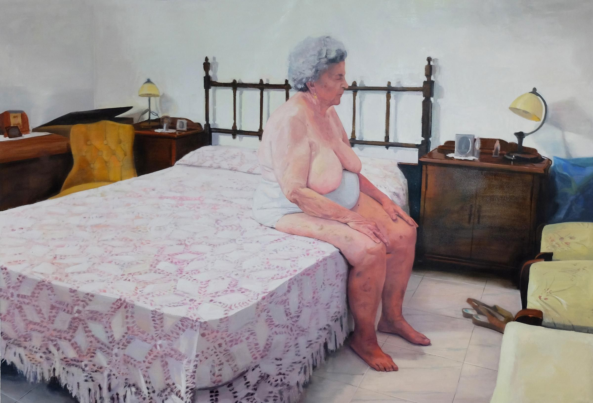 Obras de la exposición 'Contemporáneas' de Eva Hernández
