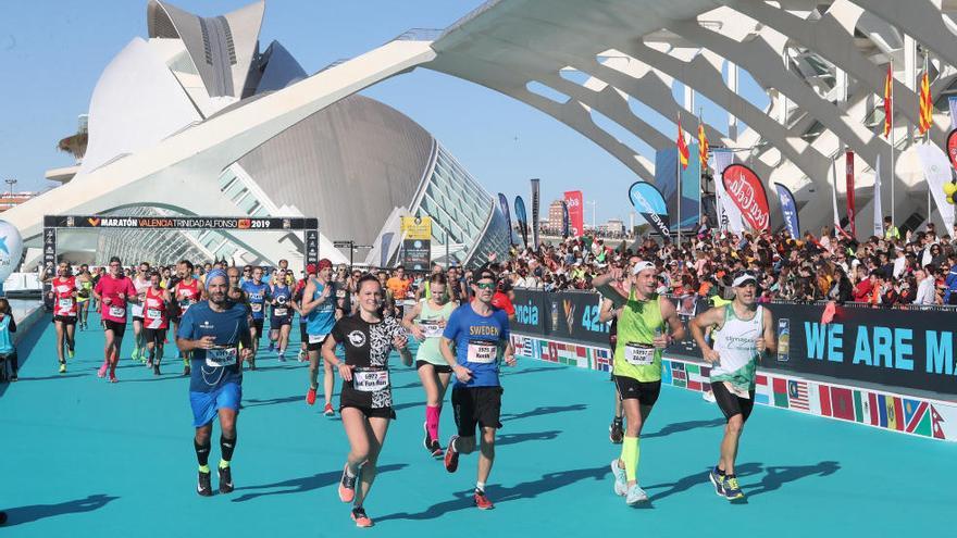 Llegada del Maratón de València.