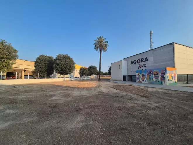 L'Alcúdia reabrirá el Àgora Jove con una nueva zona exterior de sombra y más seguridad dos años después de la dana