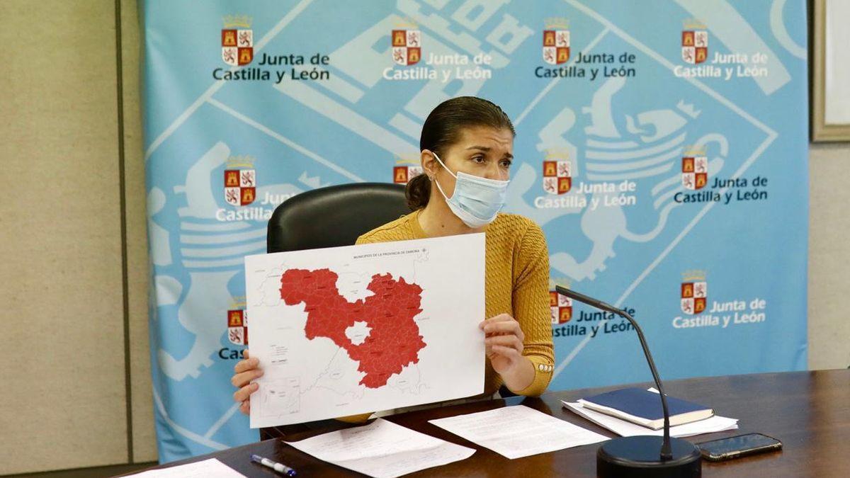 Clara San Damián, en plena pandemia.