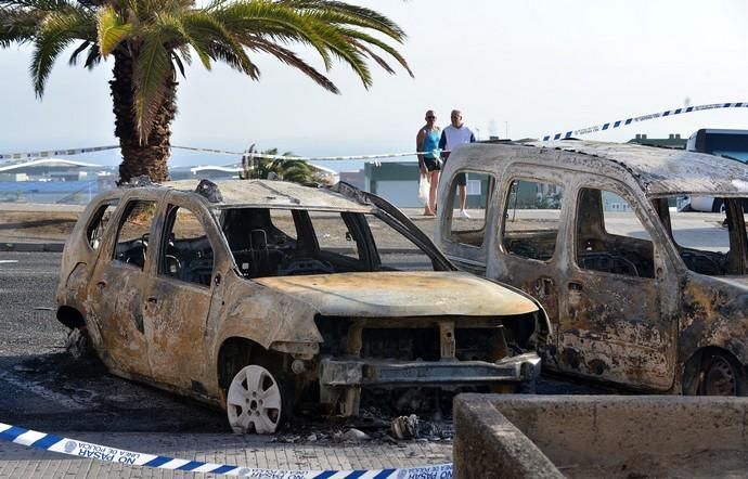 24/08/2018 JINÁMAR, TELDE. Incendio de 25 ...