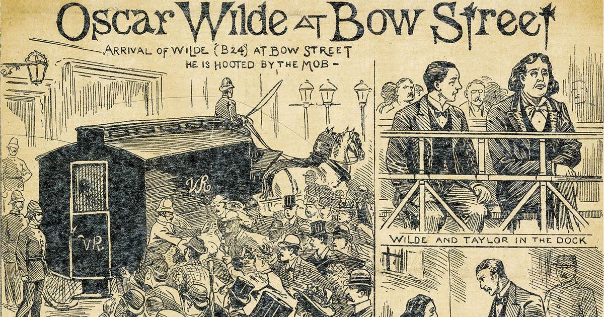 El juicio contra Oscar Wilde, en primera página.