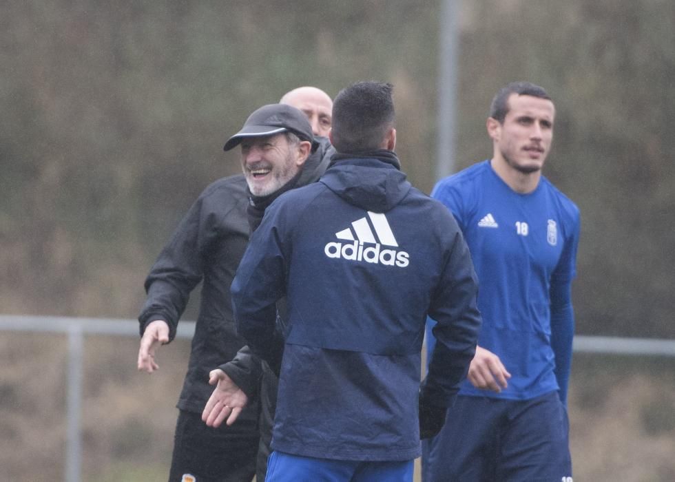 Entrenamiento del Real Oviedo en Tensi